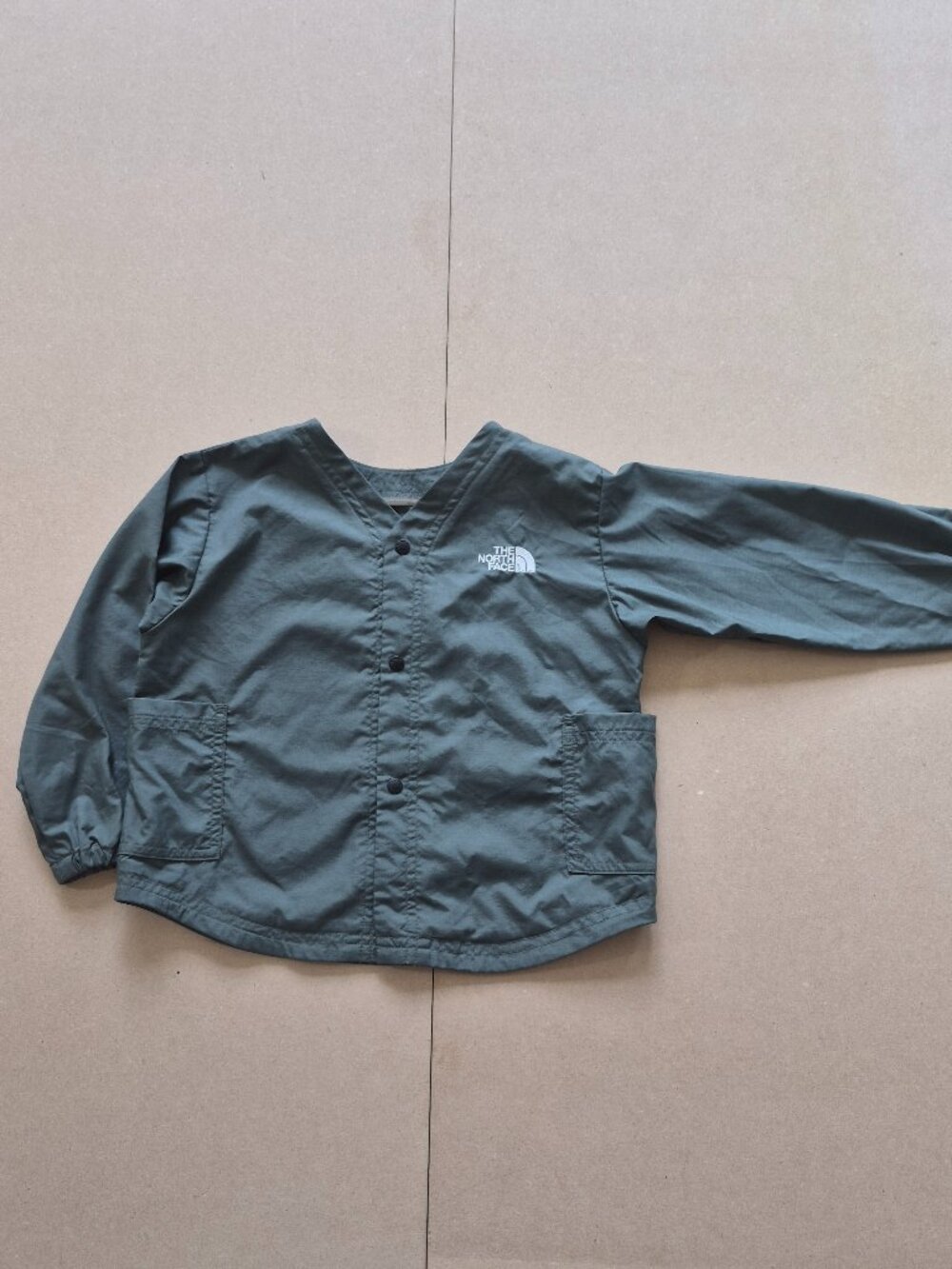 The North Face Baby Field Smock 2T Size 90 Green Reversible Nylon NPB22501